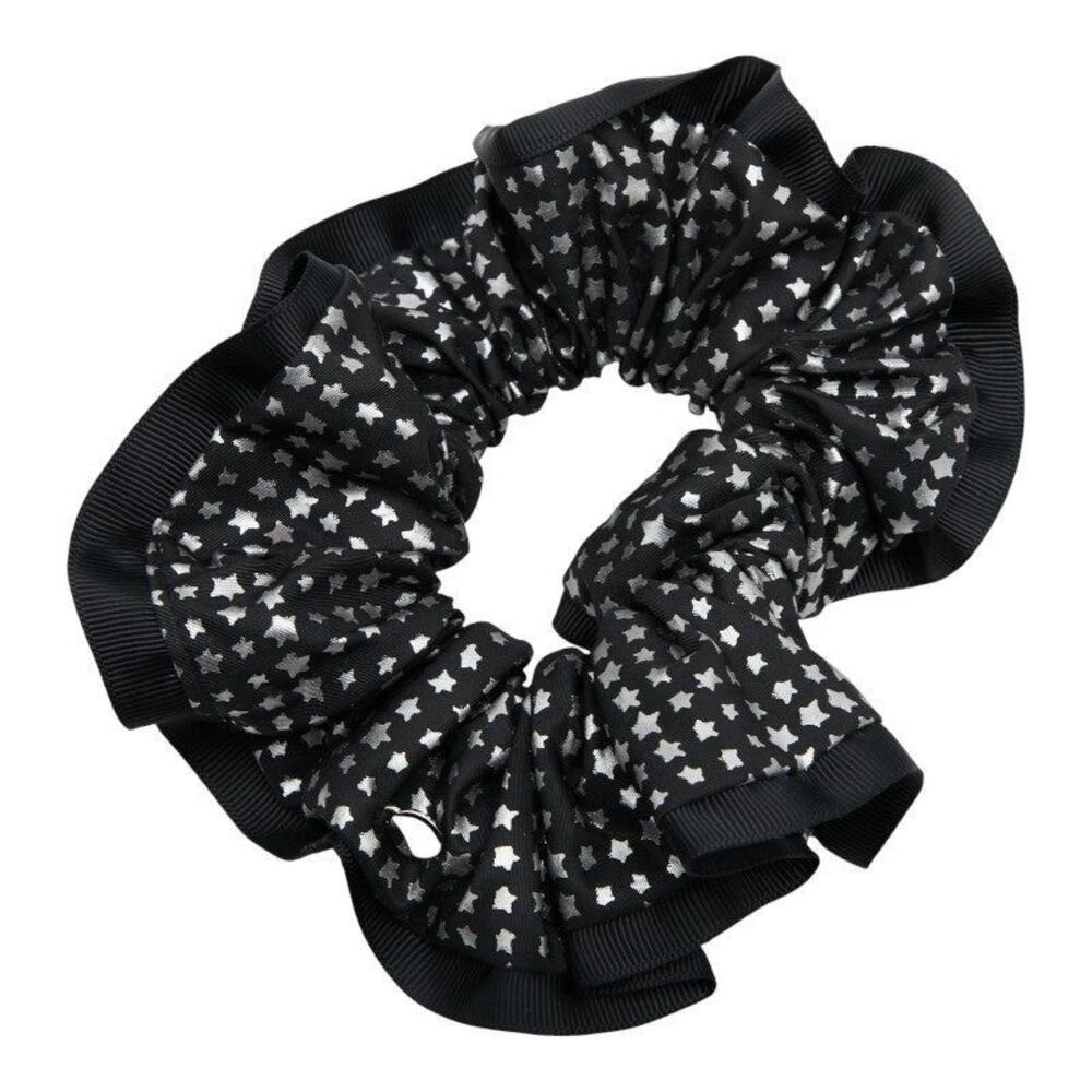 Marc Jacobs Star Polyester Scrunchie Hair Accessory Black
